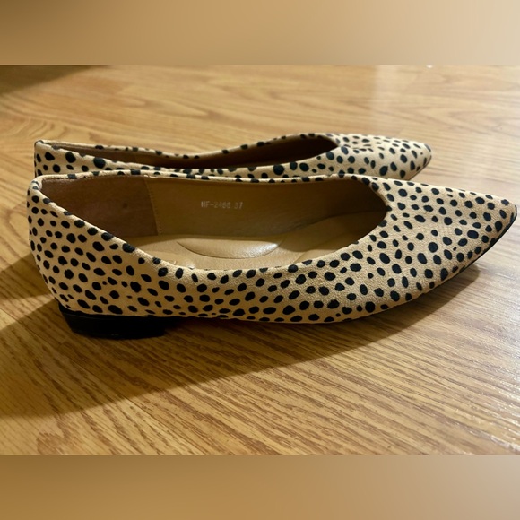 Size 37 Buonarotti Leopard Print Flats - Picture 4 of 4